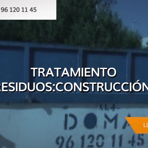 Alquiler de contenedores de obra en Valencia | Contenedores Doma