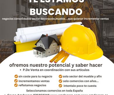 Buscamos comercios consolidados en toda España