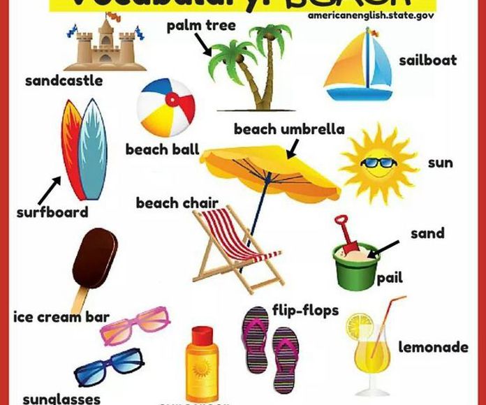 Vocabulary: beach