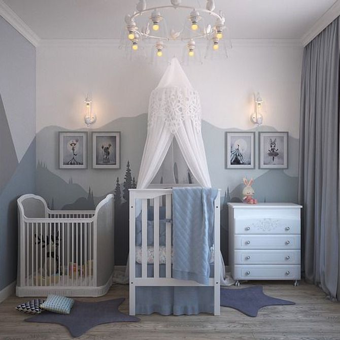 ¿Cómo decorar con papel pintado la habitación infantil?