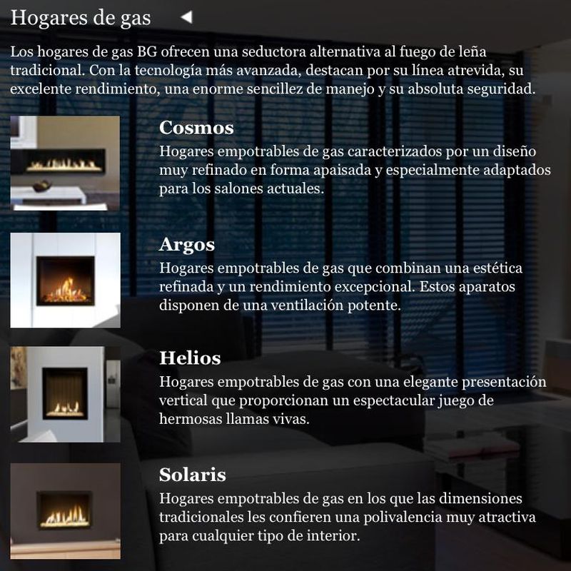 Aparatos Gas Bodart & Gonay: Catálogo de Chimeneas Ferrol