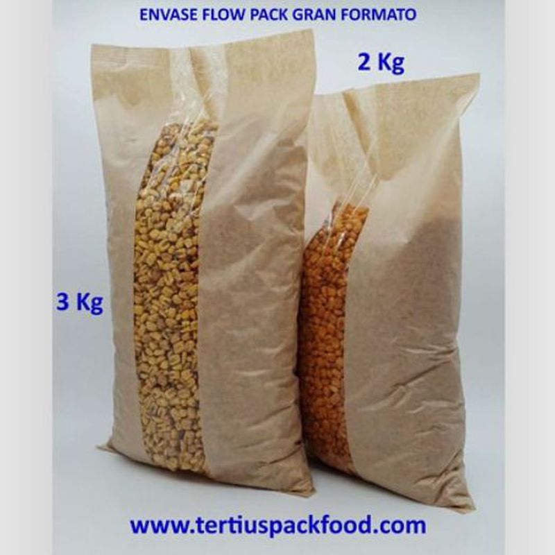 Envases en bolsa conformada desde bobina gran tamaño: NUESTROS  ENVASADOS de Envasados de Alimentos Bio y Gourmet