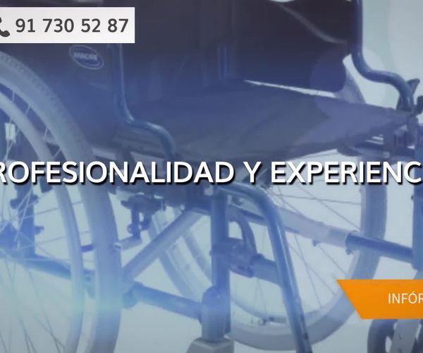 Alquiler de sillas de ruedas en el barrio del Pilar Madrid