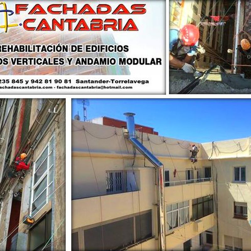 Reparación de fachadas Santander.