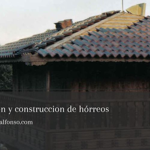 Hórreo de madera en Asturias | Carpintería Alfonso