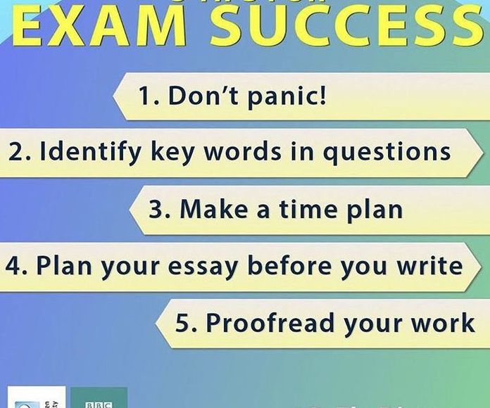 Five tips for exam success