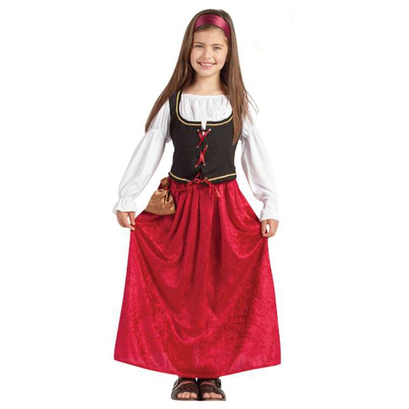 Disfraz mesonera medieval infantil
