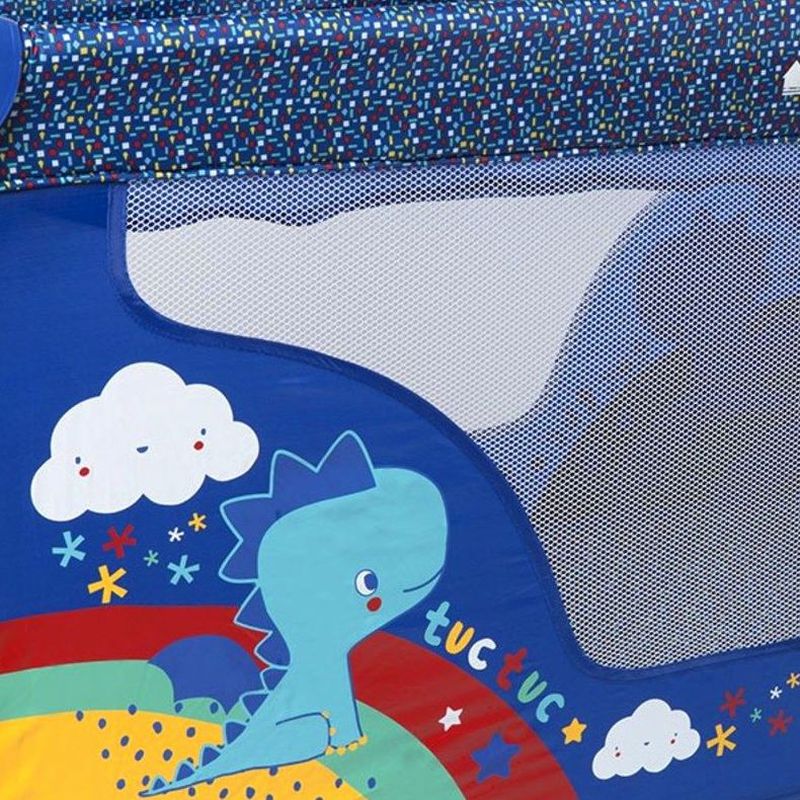 Cuna de Viaje Tuc Tuc Zig Zag Enjoy And Dream Azul: Productos de Mister Baby