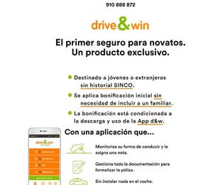 Seguro para novatos drive&win