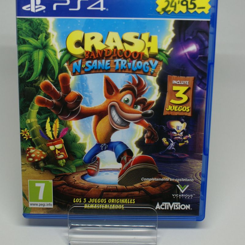  Crash Bandicoot N.Sane Trilogy (PS4) : Videojuegos
