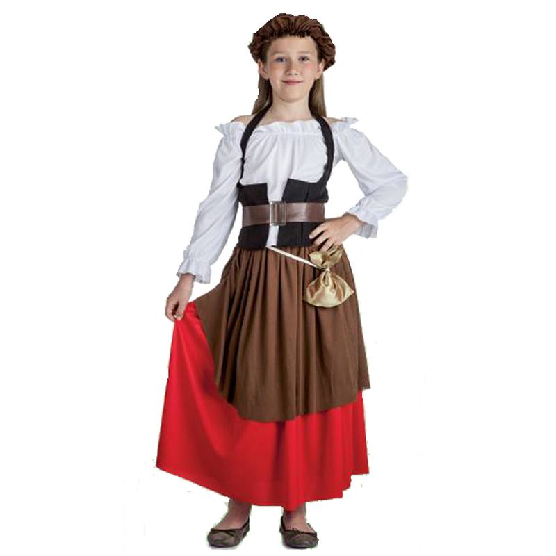 Disfraz mesonera medieval infantil