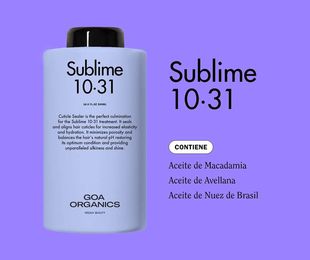 SUBLIME 10.31 DE GOA ORGANICS