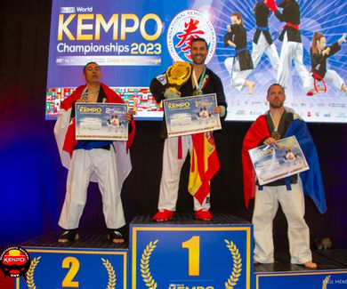 Ángel Ruiz campeón mundial de kenpo 2023