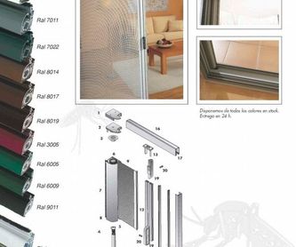 Mosquitera practicable: Catálogo de Carpintería aluminio Vicar