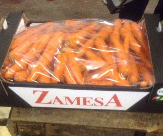 Bolsa en Caja: Formato Venta de Zanahorias Medrano