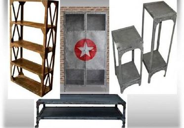 Muebles estilo vintage e industrial
