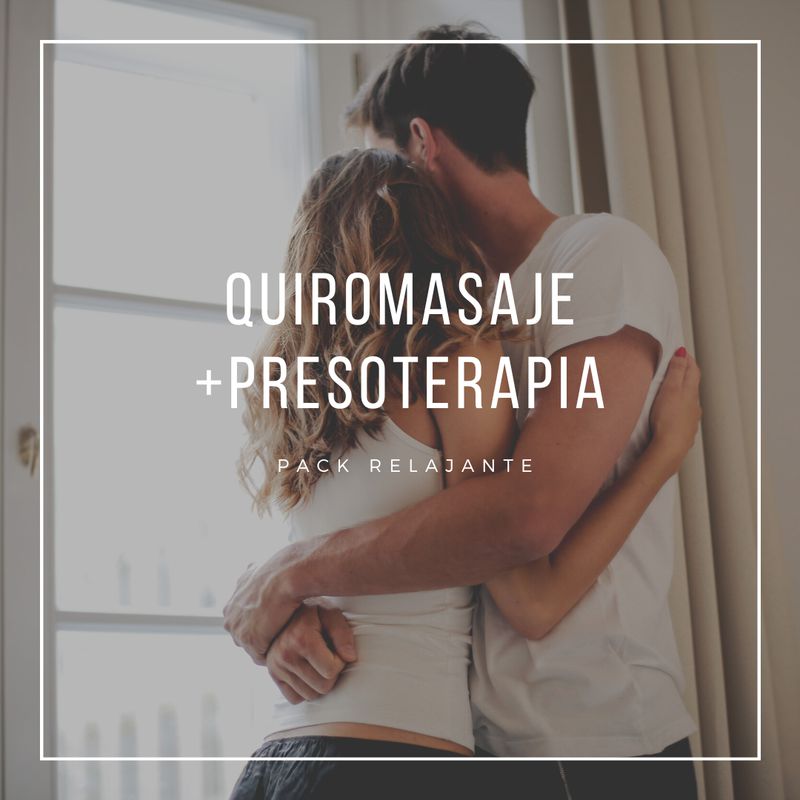 Pack Relajante - Quiromasaje y Presoterapia: Venta Cosmética de Quirosan