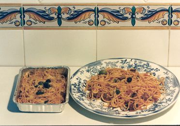 2 - Espaguetis de Carne Gratinados.