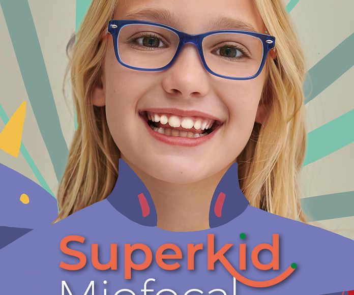 Frenar la miopía con gafas es posible.  Con las lentes Superkid Miofocal. }}