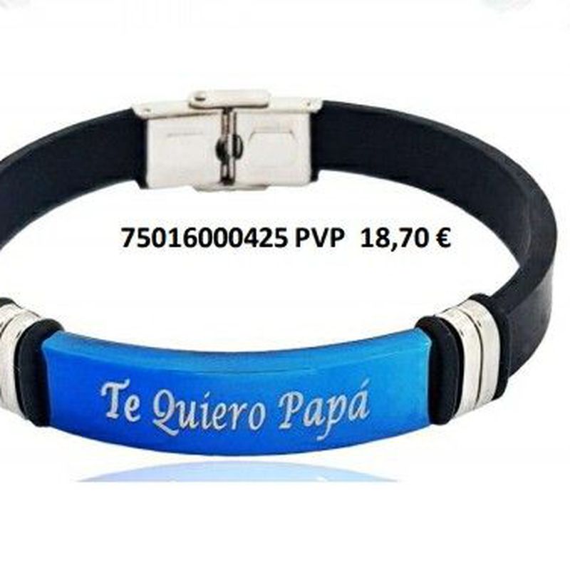 Pulsera de acero y piel: Catálogo de Joyería Izquierdo