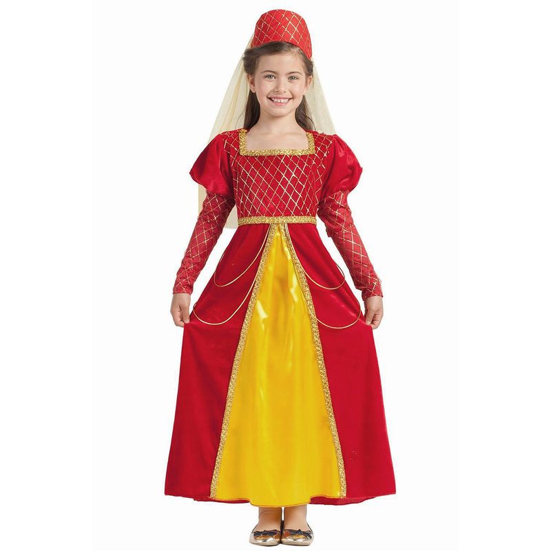 Disfraz dama medieval infantil