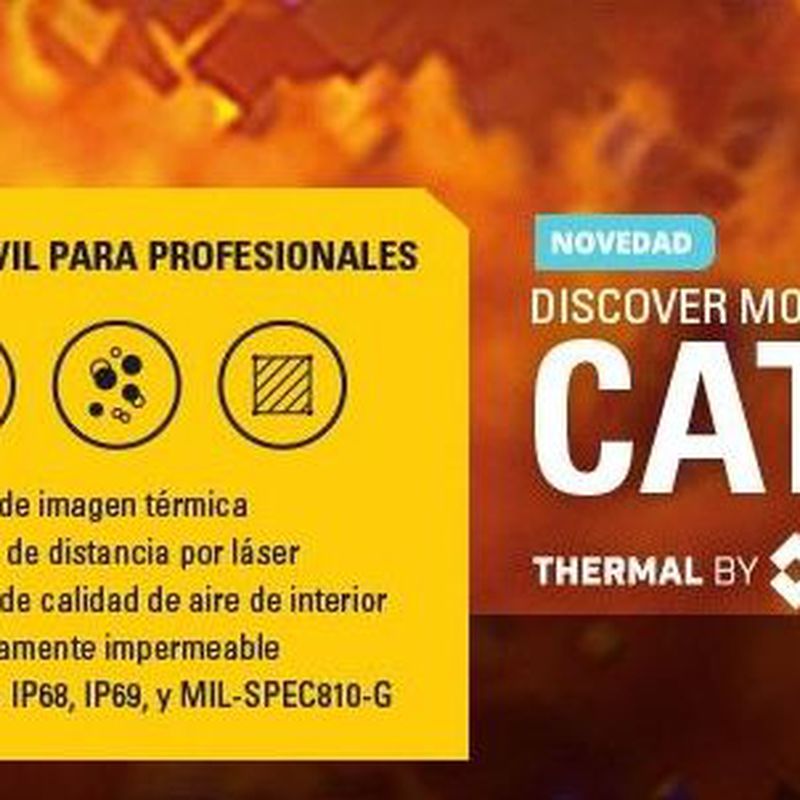 Móviles CAT: Productos y servicios de Easysat Comunicaciones