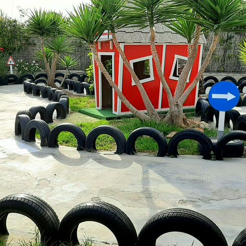 Parque infantil en Ibiza