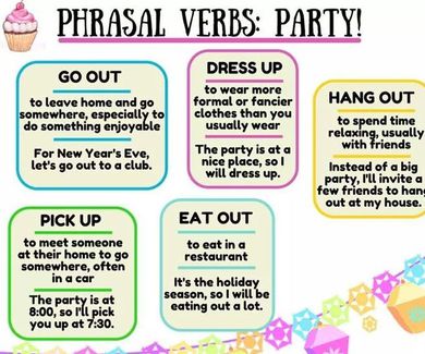 Phrasal Verbs: Party