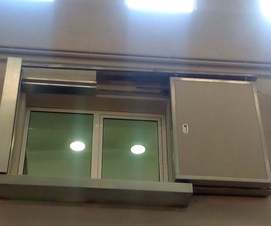 Puertas Cortafuegos corredizas tipo ventana contra incendios