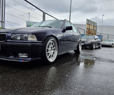 BMW E36 325tds Touring - BCRacing coilovers & Japan Racing JR26