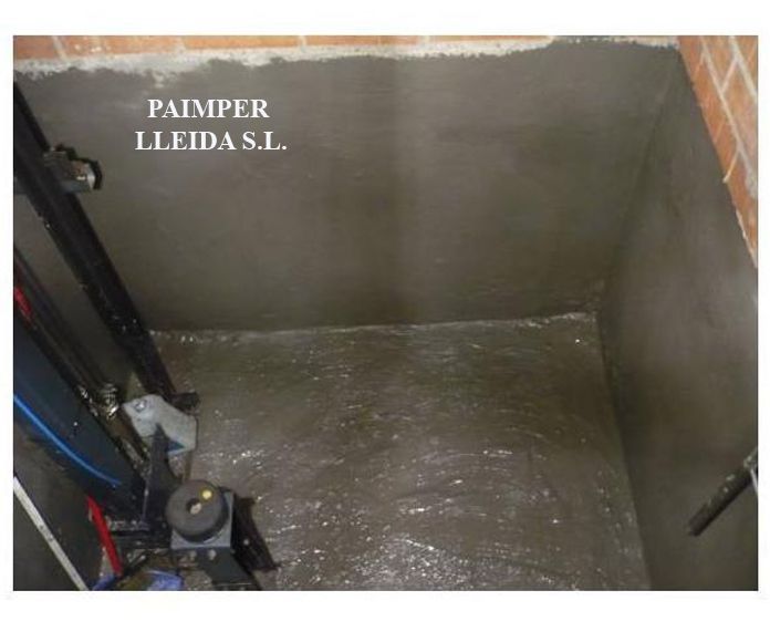 Impermeabilización de  fosos de ascensor: Catálogo de productos de Paimper Lleida, S.L.