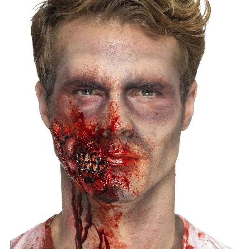 Maquillaje FX mandíbula zombie