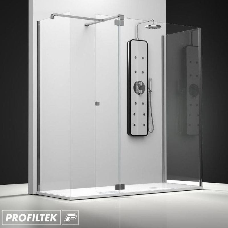 Mampara de baño Profiltek walk-in serie Belus modelo BS-241