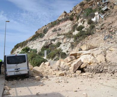 El Ayuntamiento encarga un estudio geotécnico en la zona de los desprendimientos de La Chanca