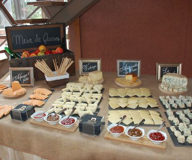 Mesa de quesos asturianos