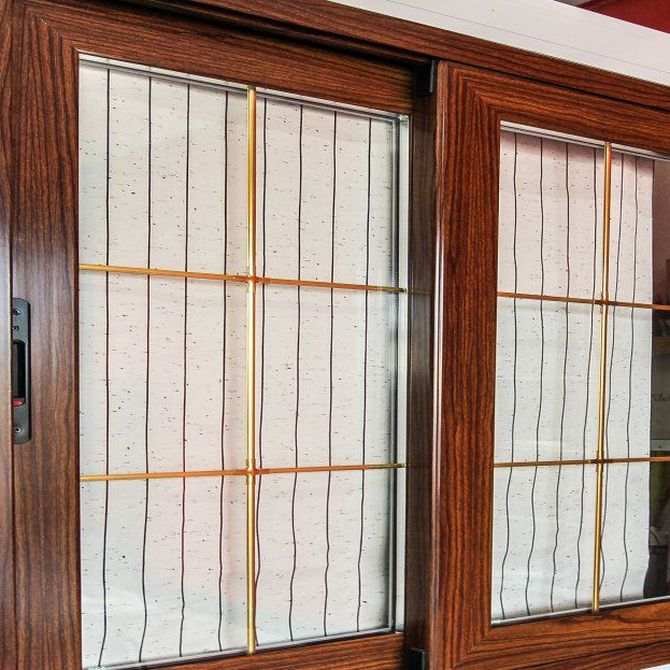 Descubre las ventanas de aluminio imitación madera