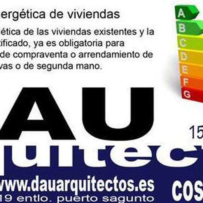 Certificado energético: Servicios de DAU Arquitectos