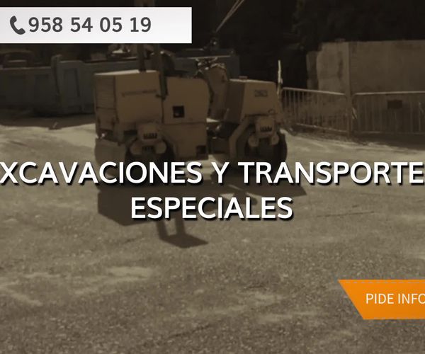 Movimientos de tierra en Granada | Transportes Juan Aguilar - El Peña