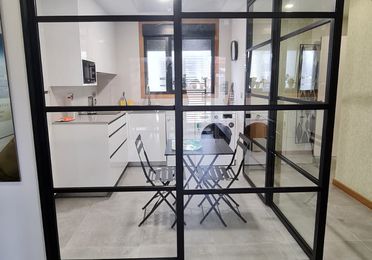 Puertas con entramado Metálico