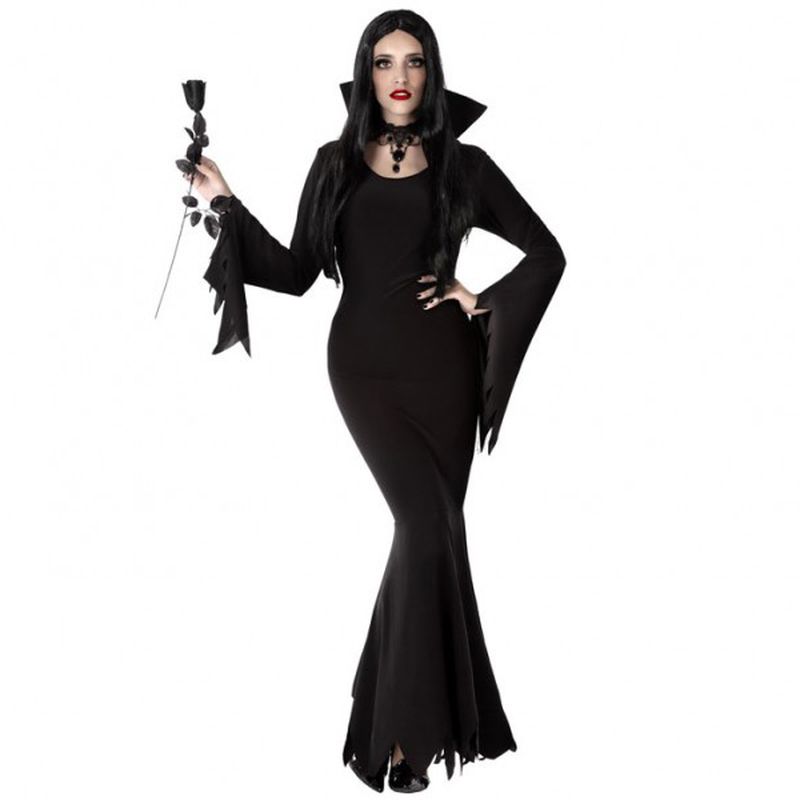 Disfraz vampiresa Morticia adulto