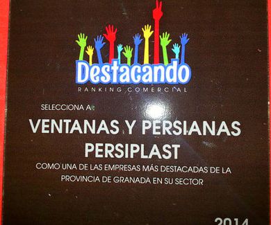 Ventanas y Persianas Persiplast "empresa destacada de 2014"