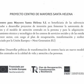 Proyecto Centro para mayores Santa Helena