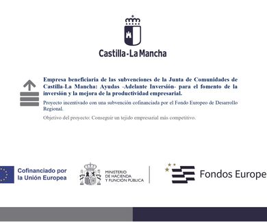 Empresa beneficiaria de las subvenciones de la Junta de Comunidades de Castilla-La Mancha