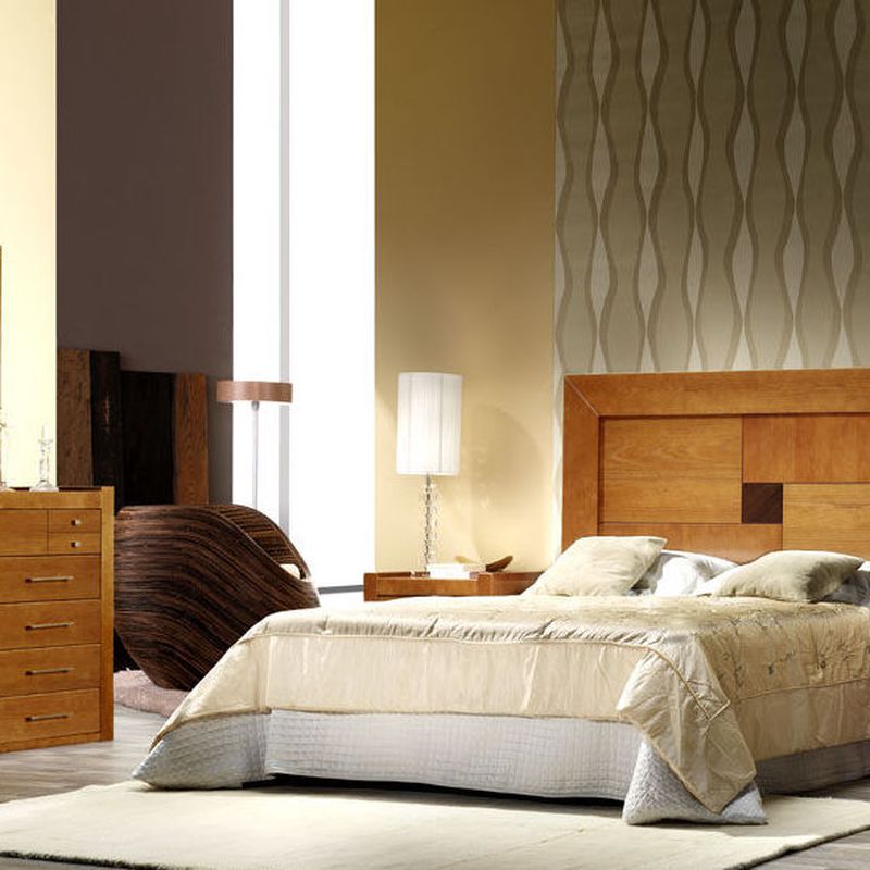 Dormitorio en roble macizo.