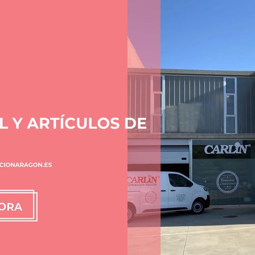 Suministros de oficina en Zaragoza | Carlin Distribución Aragón