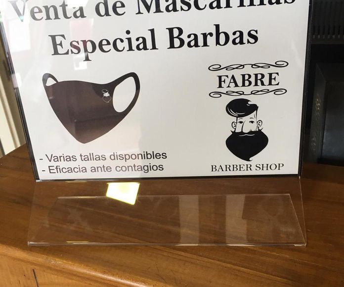 MASCARILLAS ESPECIALES PARA BARBA: Servicios y productos de Fabre Barber Shop