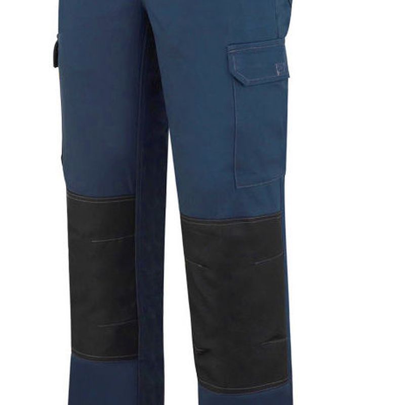 Pantalón elástico de algodón y elastano. Color Azul marino.: Catálogo de Frade Ropa de Trabajo