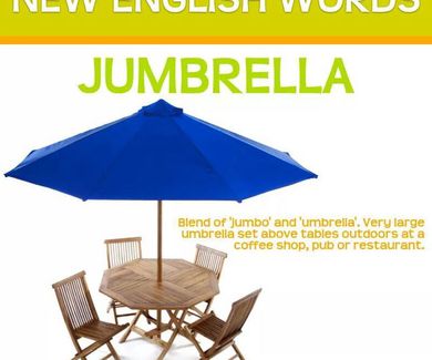 New English words: Jumbrella