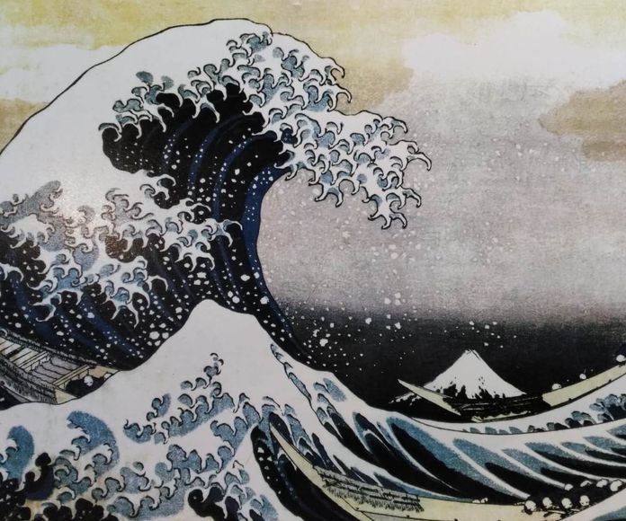 JAP 3HK134  La ola de Kanagawa. c22: CATALOGO de Quadrocomio La Casa de los Cuadros desde 1968