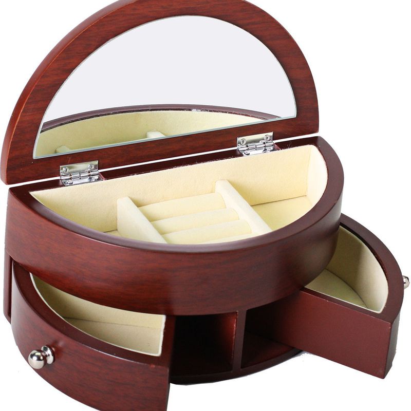 Joyero de madera media luna: Catálogo de Joyería Izquierdo